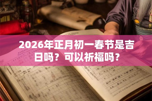 2026年正月初一春节是吉日吗?可以祈福吗? 2026年正月初一春节是吉日吗?可以祈福吗?