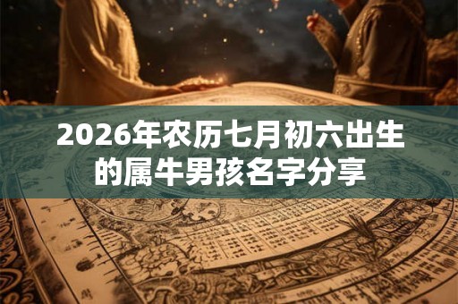 2026年农历七月初六出生的属牛男孩名字分享 2026年农历七月初六出生的属牛男孩名字分享