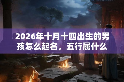 2026年十月十四出生的男孩怎么起名,五行属什么 2026年十月十四出生的男孩怎么起名,五行属什么