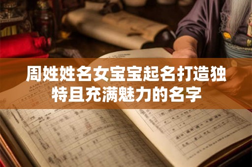 周姓姓名女宝宝起名打造独特且充满魅力的名字