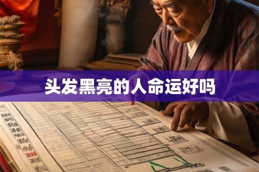 头发黑亮的人命运好吗
