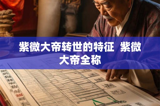 紫微大帝转世的特征  紫微大帝全称