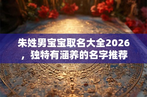 朱姓男宝宝取名大全2026，独特有涵养的名字推荐