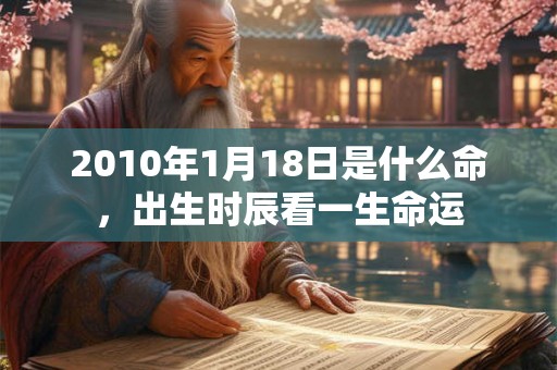 2010年1月18日是什么命，出生时辰看一生命运