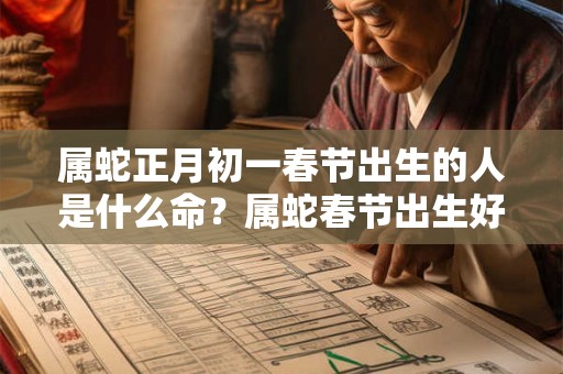 属蛇正月初一春节出生的人是什么命？属蛇春节出生好不好？