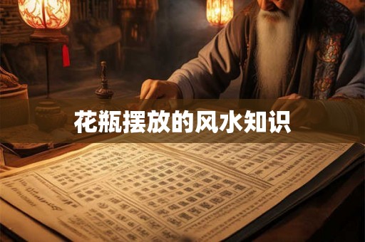 花瓶摆放的风水知识