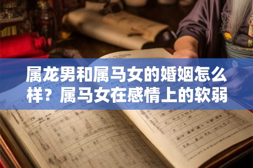 属龙男和属马女的婚姻怎么样？属马女在感情上的软弱？