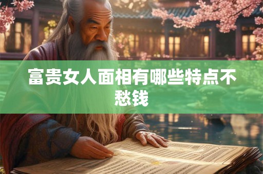 富贵女人面相有哪些特点不愁钱 富贵女人面相有哪些特点不愁钱
