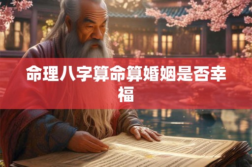 命理八字算命算婚姻是否幸福