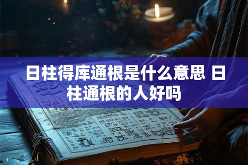 日柱得库通根是什么意思 日柱通根的人好吗