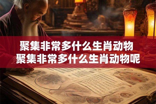 聚集非常多什么生肖动物 聚集非常多什么生肖动物呢