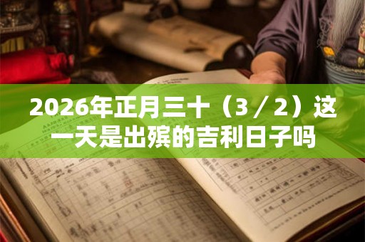 2026年正月三十（3／2）这一天是出殡的吉利日子吗
