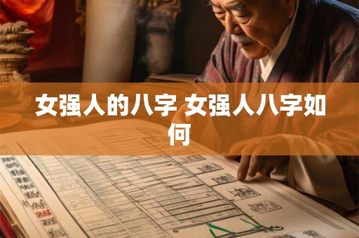 女强人的八字 女强人八字如何 女强人的八字 女强人八字如何