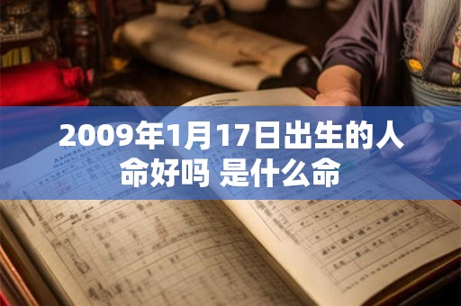 2009年1月17日出生的人命好吗 是什么命