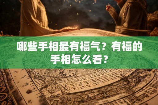 哪些手相最有福气?有福的手相怎么看? 哪些手相最有福气?有福的手相怎么看?