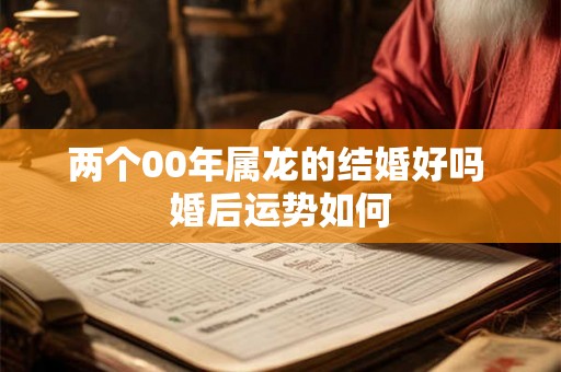 两个00年属龙的结婚好吗 婚后运势如何 两个00年属龙的结婚好吗 婚后运势如何