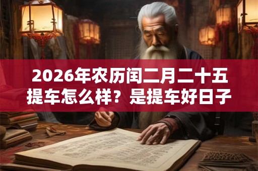 2026年农历闰二月二十五提车怎么样？是提车好日子吗？