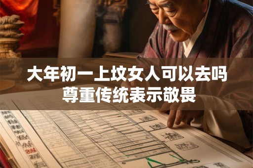 大年初一上坟女人可以去吗 尊重传统表示敬畏