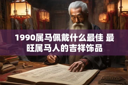 1990属马佩戴什么最佳 最旺属马人的吉祥饰品