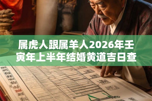 属虎人跟属羊人2026年壬寅年上半年结婚黄道吉日查询 属虎人跟属羊人2026年壬寅年上半年结婚黄道吉日查询