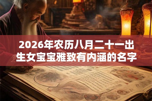 2026年农历八月二十一出生女宝宝雅致有内涵的名字推荐 2026年农历八月二十一出生女宝宝雅致有内涵的名字推荐