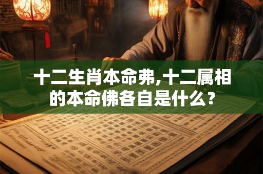 十二生肖本命弗,十二属相的本命佛各自是什么？