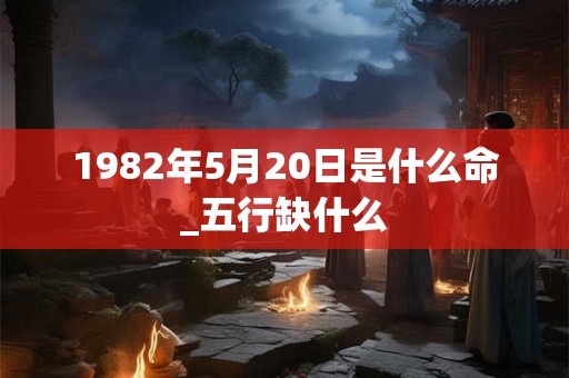 1982年5月20日是什么命_五行缺什么