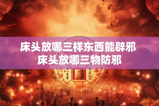 床头放哪三样东西能辟邪 床头放哪三物防邪