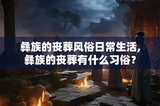彝族的丧葬风俗日常生活,彝族的丧葬有什么习俗？