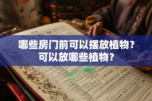 哪些房门前可以摆放植物?可以放哪些植物? 哪些房门前可以摆放植物?可以放哪些植物?
