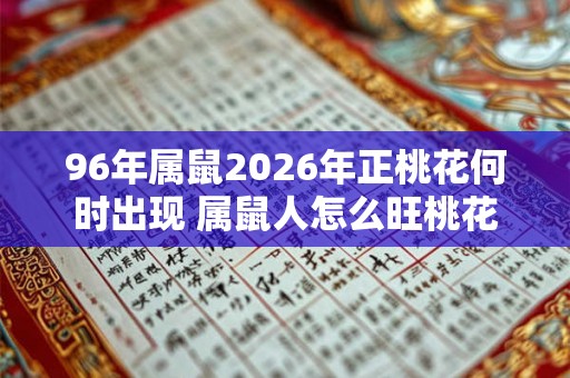 96年属鼠2026年正桃花何时出现 属鼠人怎么旺桃花