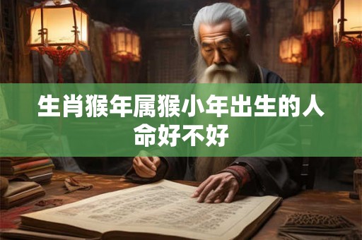 生肖猴年属猴小年出生的人命好不好 生肖猴年属猴小年出生的人命好不好