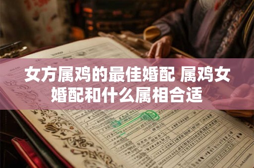 女方属鸡的最佳婚配 属鸡女婚配和什么属相合适