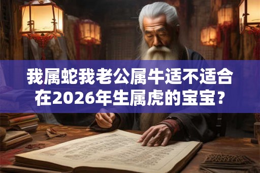 我属蛇我老公属牛适不适合在2026年生属虎的宝宝？