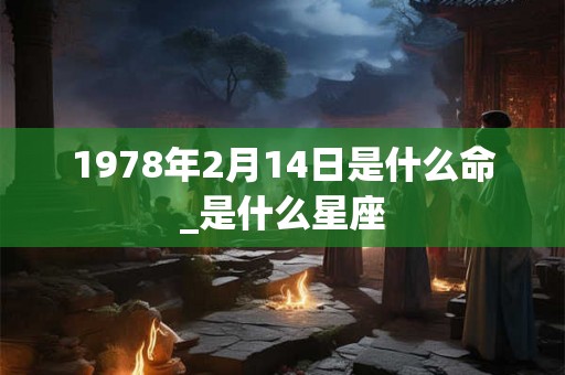 1978年2月14日是什么命_是什么星座 1978年2月14日是什么命_是什么星座
