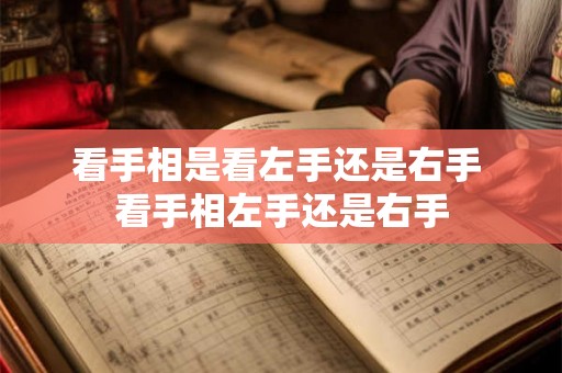 看手相是看左手还是右手 看手相左手还是右手