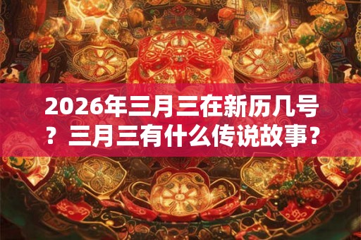 2026年三月三在新历几号？三月三有什么传说故事？
