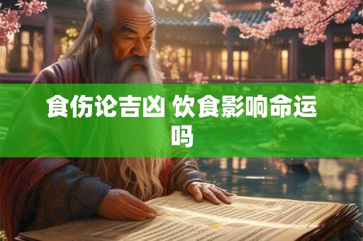 食伤论吉凶 饮食影响命运吗 食伤论吉凶 饮食影响命运吗