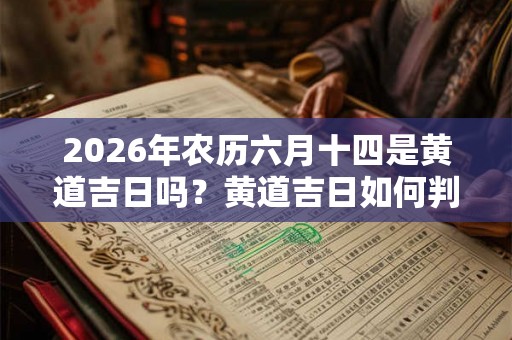 2026年农历六月十四是黄道吉日吗？黄道吉日如何判断？