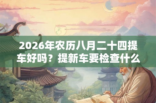 2026年农历八月二十四提车好吗?提新车要检查什么东西? 2026年农历八月二十四提车好吗?提新车要检查什么东西?
