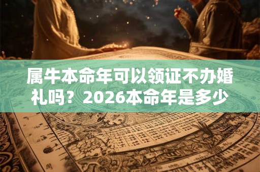 属牛本命年可以领证不办婚礼吗？2026本命年是多少岁？