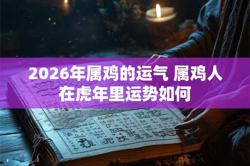 2026年属鸡的运气 属鸡人在虎年里运势如何