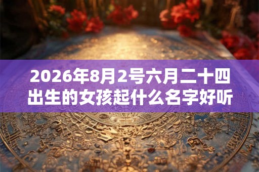 2026年8月2号六月二十四出生的女孩起什么名字好听 温柔