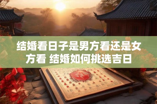 结婚看日子是男方看还是女方看 结婚如何挑选吉日 结婚看日子是男方看还是女方看 结婚如何挑选吉日