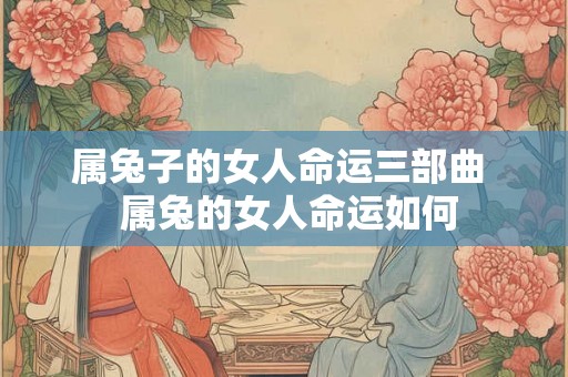 属兔子的女人命运三部曲 属兔的女人命运如何 属兔子的女人命运三部曲 属兔的女人命运如何