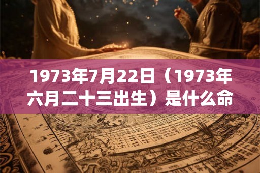 1973年7月22日（1973年六月二十三出生）是什么命_命运如何