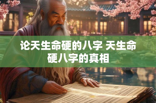 论天生命硬的八字 天生命硬八字的真相