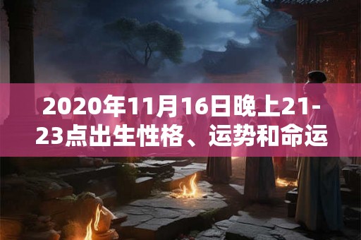 2020年11月16日晚上21-23点出生性格、运势和命运