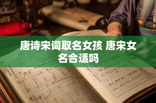 唐诗宋词取名女孩 唐宋女名合适吗 唐诗宋词取名女孩 唐宋女名合适吗