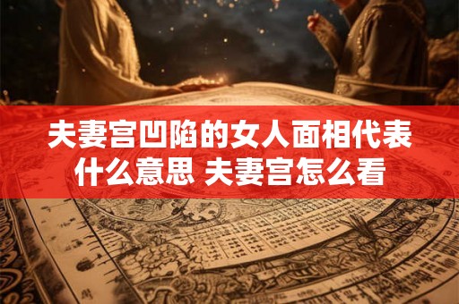 夫妻宫凹陷的女人面相代表什么意思 夫妻宫怎么看